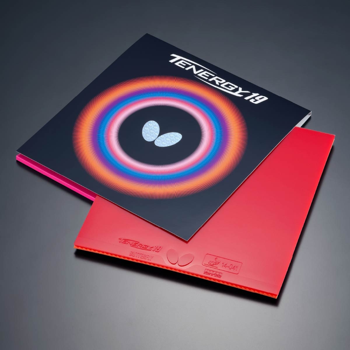 Tenergy 19: Rubber Layout (Red Sheet)